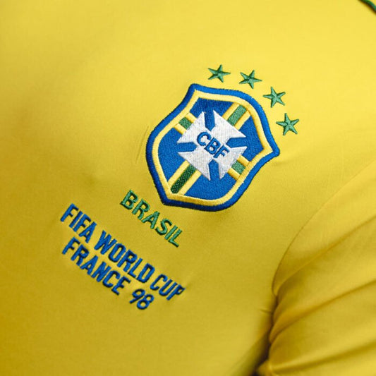 Camisa Seleção Brasileira 1998 I - Pronta Entrega