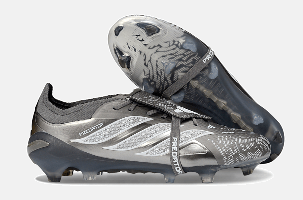 Chuteira Adidas Predator Elite FT 26 FG - Prateada e Preta - MAGNUM SPORT*