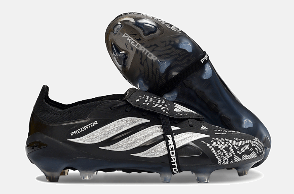 Chuteira Adidas Predator Elite FT 26 FG - Preta e Branca - MAGNUM SPORT*