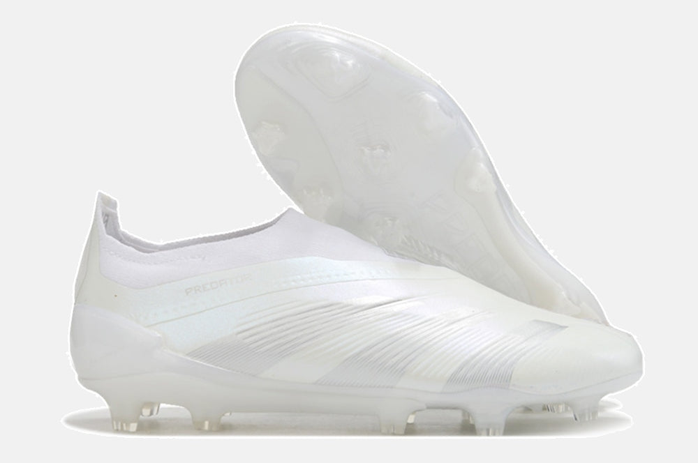 Chuteira Adidas Predator Elite Laceless FG - Branca