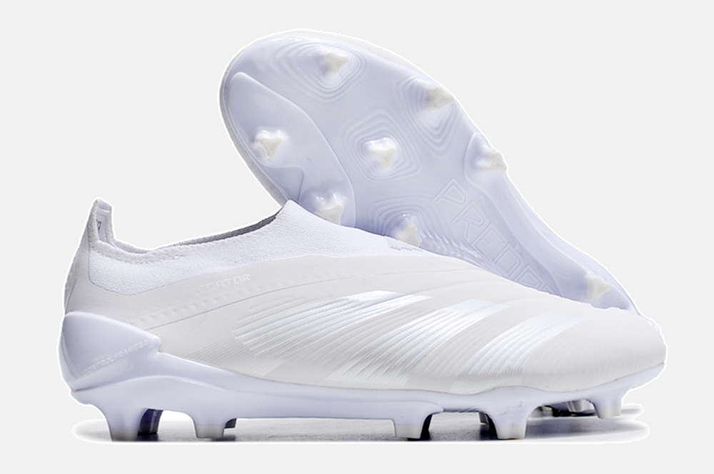 Chuteira Adidas Predator Elite Laceless FG - Branca