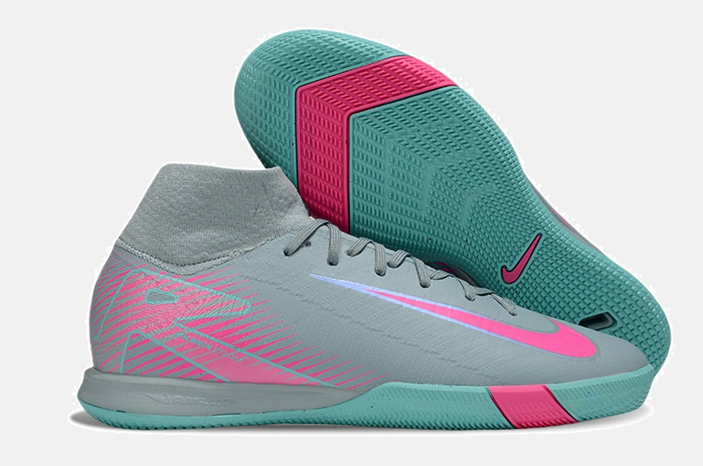 Chuteira Nike Air Zoom Mercurial Superfly 10 Elite IC - Azul e Rosa - imagem 8