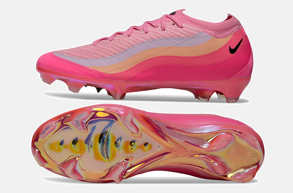 Chuteira Nike AIR Zoom Mercurial Vapor 16 Elite AIR MAX 95 FG - Rosa - MAGNUM SPORT*