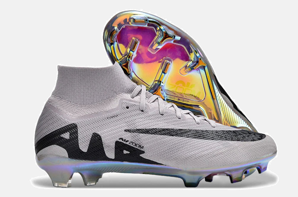 Chuteira Nike Mercurial superfly 9 Air Zoom Ultra FG - Cinza