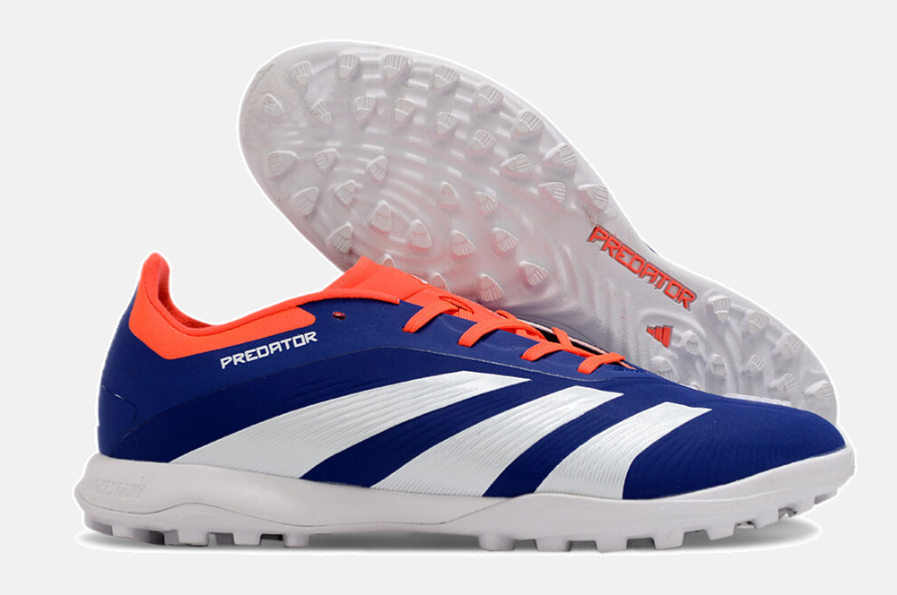 Chuteira Society Adidas Predator Elite 24 TF - Azul e Branca