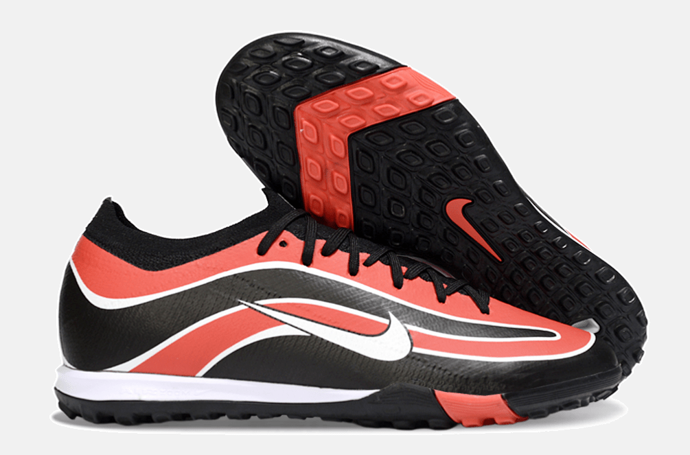 Chuteira Society Nike Air Zoom Mercurial Vapor 16 Elite TF - Laranja, Preta e Branca - MAGNUM SPORT*