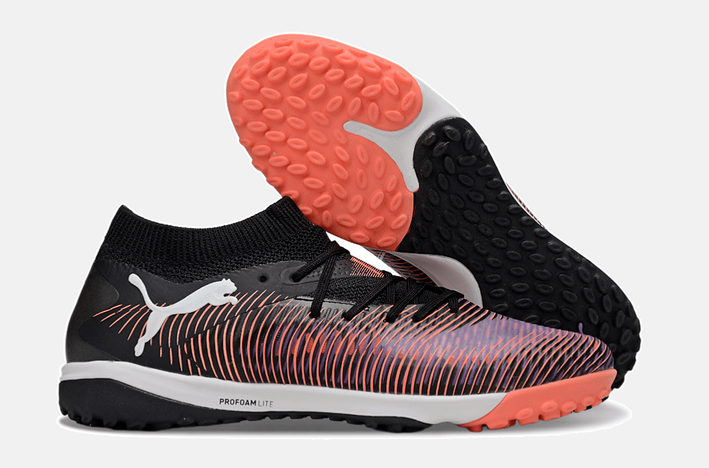Chuteira Society Puma Future 8 TF - Preta, Roxa e Laranja - Unlimited Pack - MAGNUM SPORT*