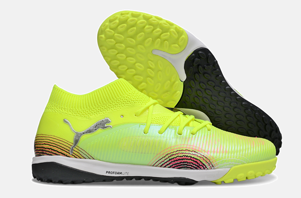 Chuteira Society Puma Future 8 TF - Verde, Preta e Branca - Audacity Pack