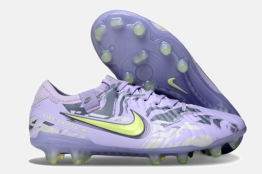 Nike Tiempo Legend 10 FG - Roxa e Verde - Pack United