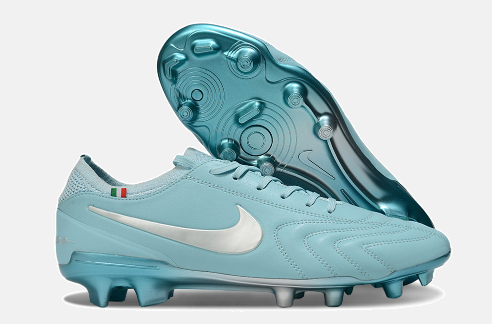 Nike Tiempo Legend 10 FG - Azul e Prata - Edição Especial - imagem 8