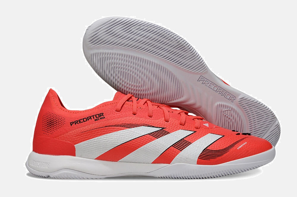 Tênis Futsal Adidas Predator Elite Fold-Over Tongue IC - Laranja e Branca