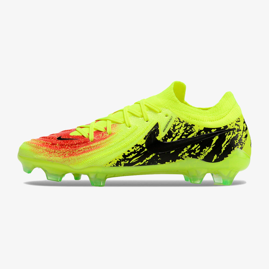 Chuteira Nike Phantom GX II Edição Especial Haaland FG - Verde, Preta e Vermelha