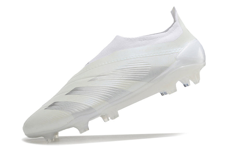 Chuteira Adidas Predator Elite Laceless FG - Branca