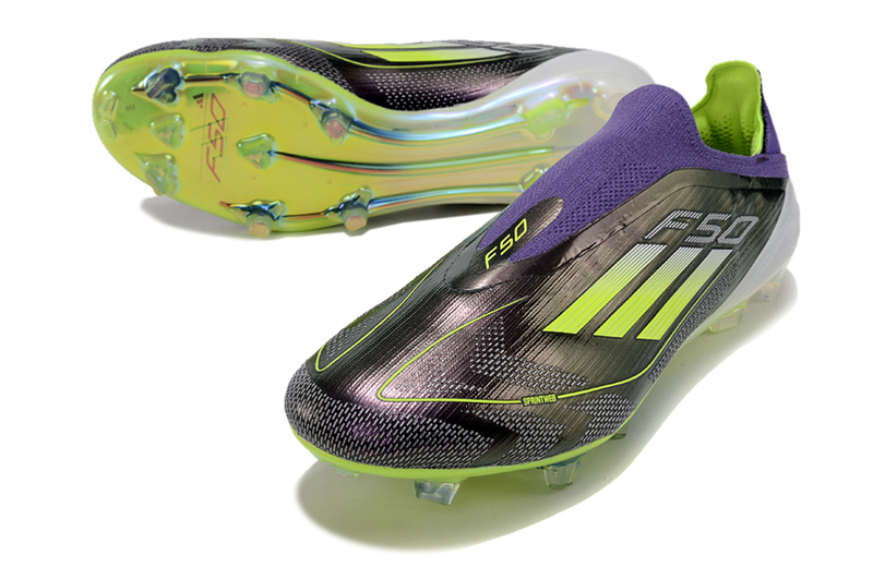 Chuteira Adidas F50 LL FG - Roxa e Verde