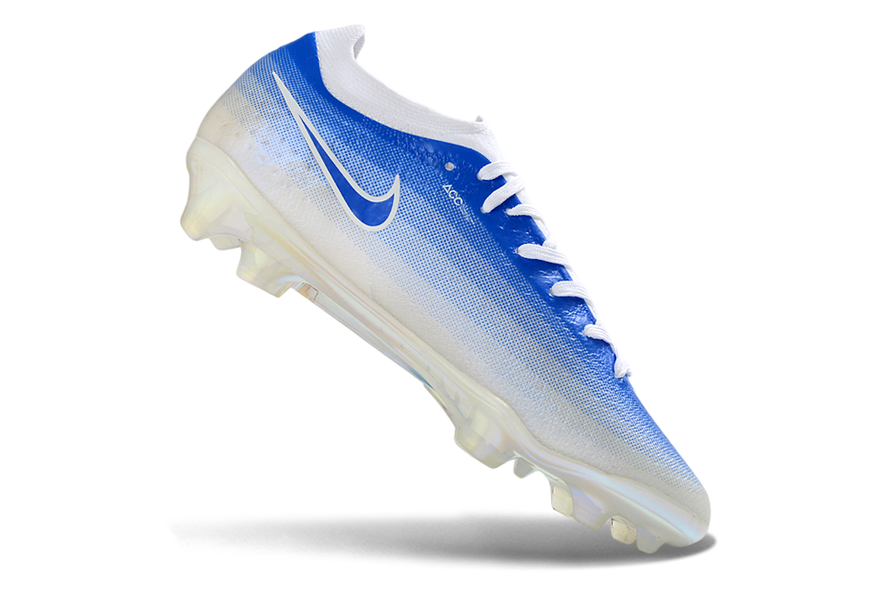 Chuteira Nike Air Zoom Mercurial Vapor 17 Elite FG - Branco e Azul