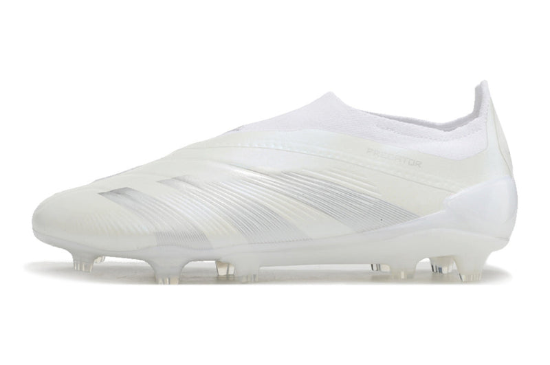 Chuteira Adidas Predator Elite Laceless FG - Branca