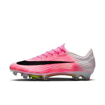 Chuteira Nike Air Zoom Mercurial Superfly 11 Elite FG - Breakout Pack -Rosa e Branco