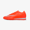 Chuteira Society Nike Air Zoom Mercurial Vapor 16 Elite TF - Laranja e Branca