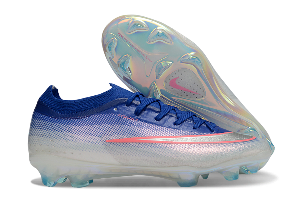 Chuteira Nike Air Zoom Mercurial Vapor 17 Elite FG - Azul e Branco