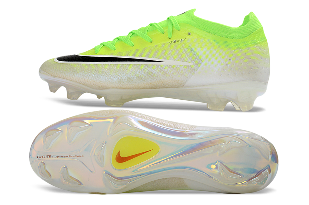 Chuteira Nike Air Zoom Mercurial Vapor 17 Elite FG - Verde e Branco