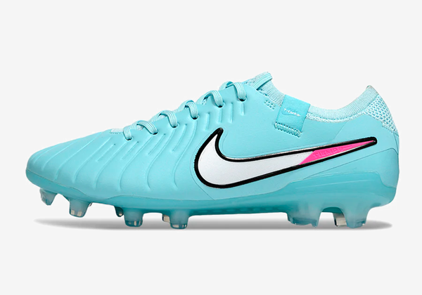 Nike Tiempo Legend 10 X Elite FG -  Azul, Rosa e Branca - Pack Prism