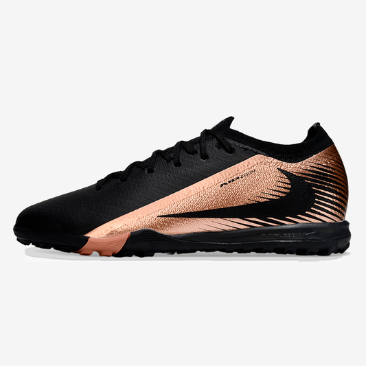 Chuteira Society Nike Air Zoom Mercurial Vapor 16 Elite TF - Preta e Bronze