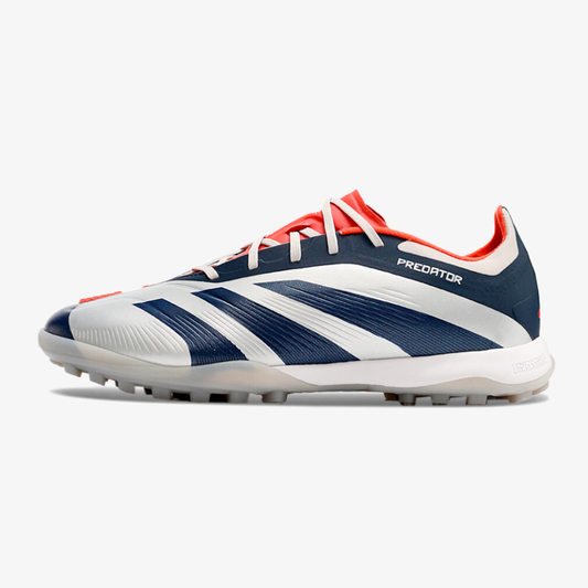Chuteira Society Adidas Predator Elite 24 TF - Branca e Azul
