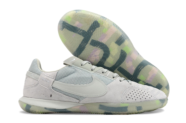 Tênis Futsal Nike Street Gato IC - Cinza e Verde