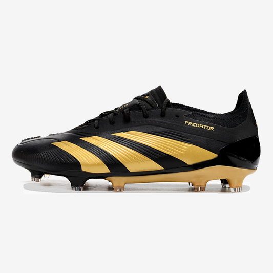 Chuteira Adidas Predator Elite FG - Dourada e Preta