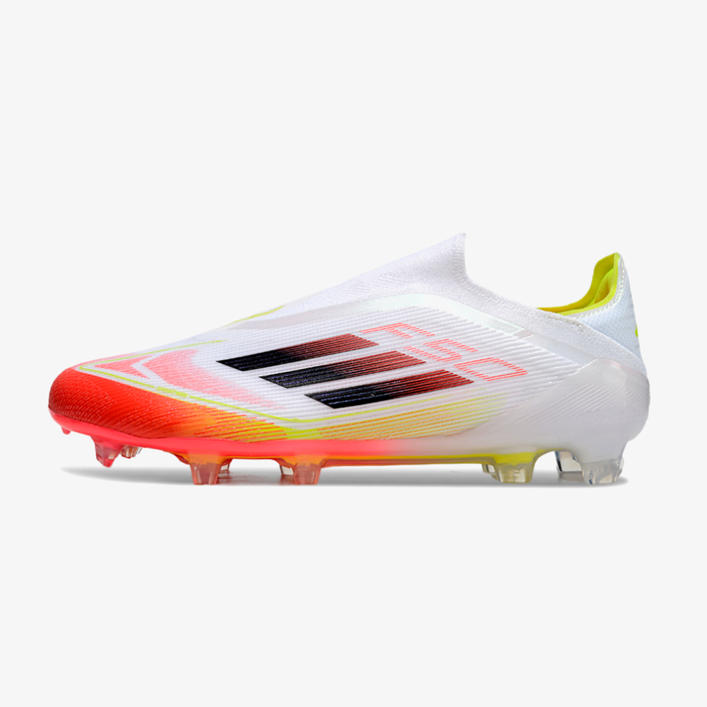 Chuteira Adidas F50.1 FG Branca e Laranjada