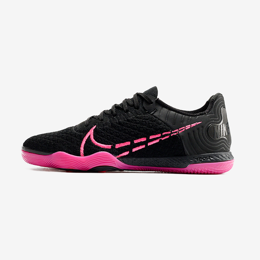 Tênis Futsal Nike React Gato IC - Preta e Rosa