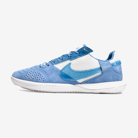 Tênis Futsal Nike Street Gato IC - Branca e Azul