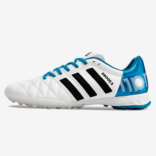 Chuteira Adidas 11 Pro "Tony Kroos" TF - Branco e Azul