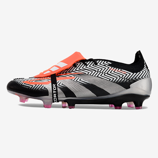 Chuteira Adidas Predator Elite Tongue FG - Preta e Cinza