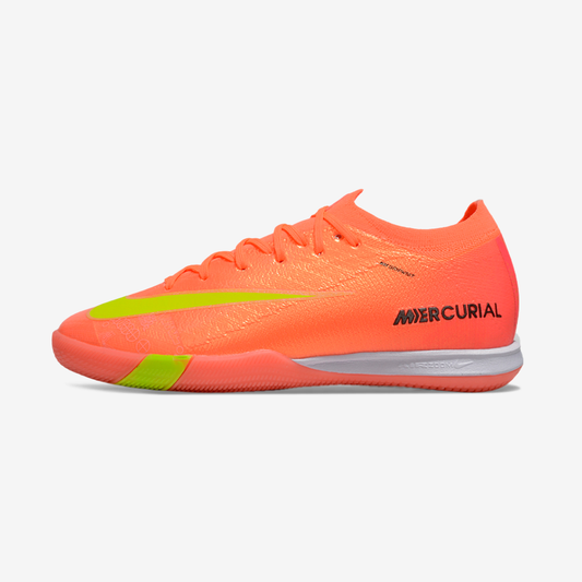 Chuteira Futsal Nike Mercurial Air Zoom Vapor 16 IC - Laranja e Verde