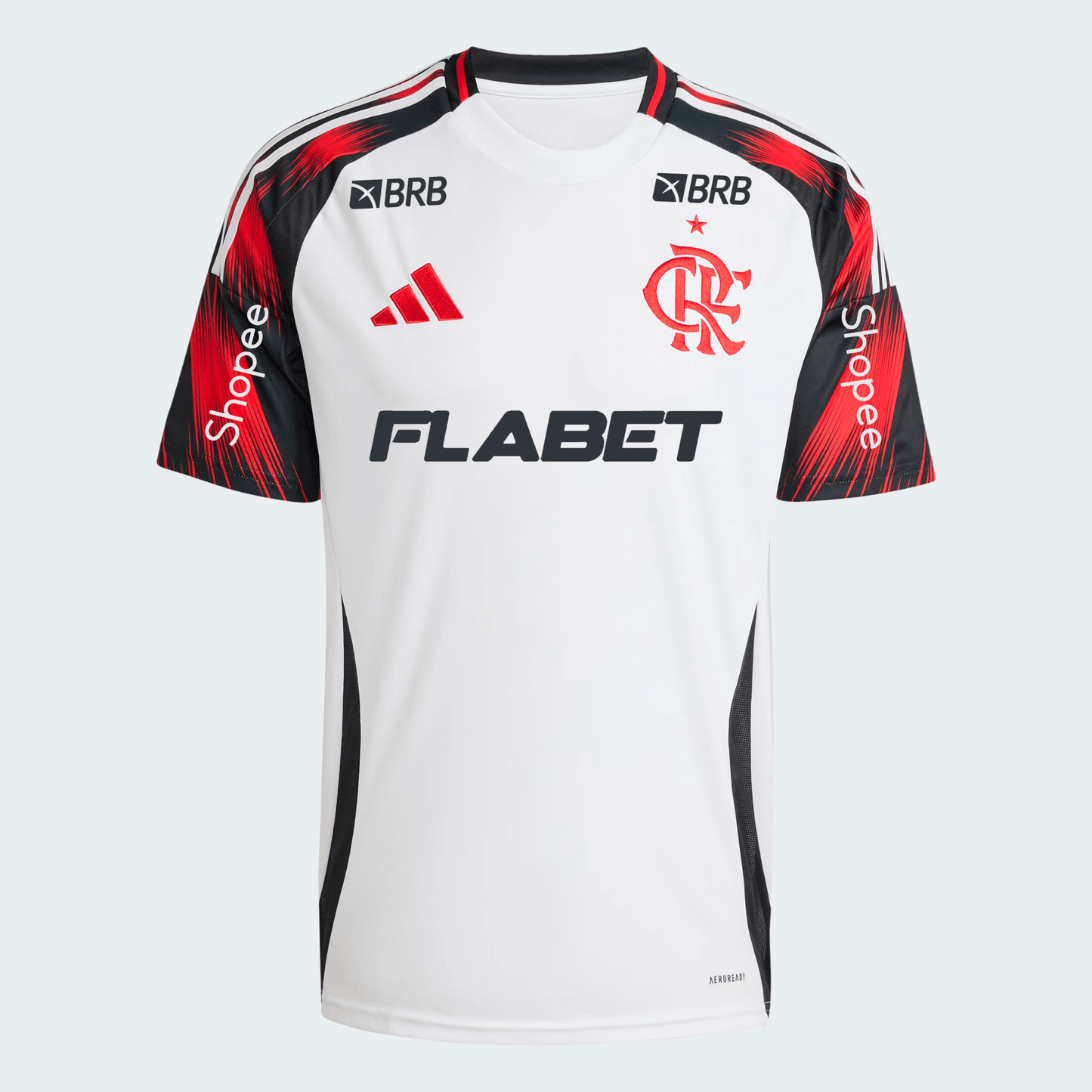 Camisa Adidas Flamengo 2025/26 II Com Patrocínios - vista frontal