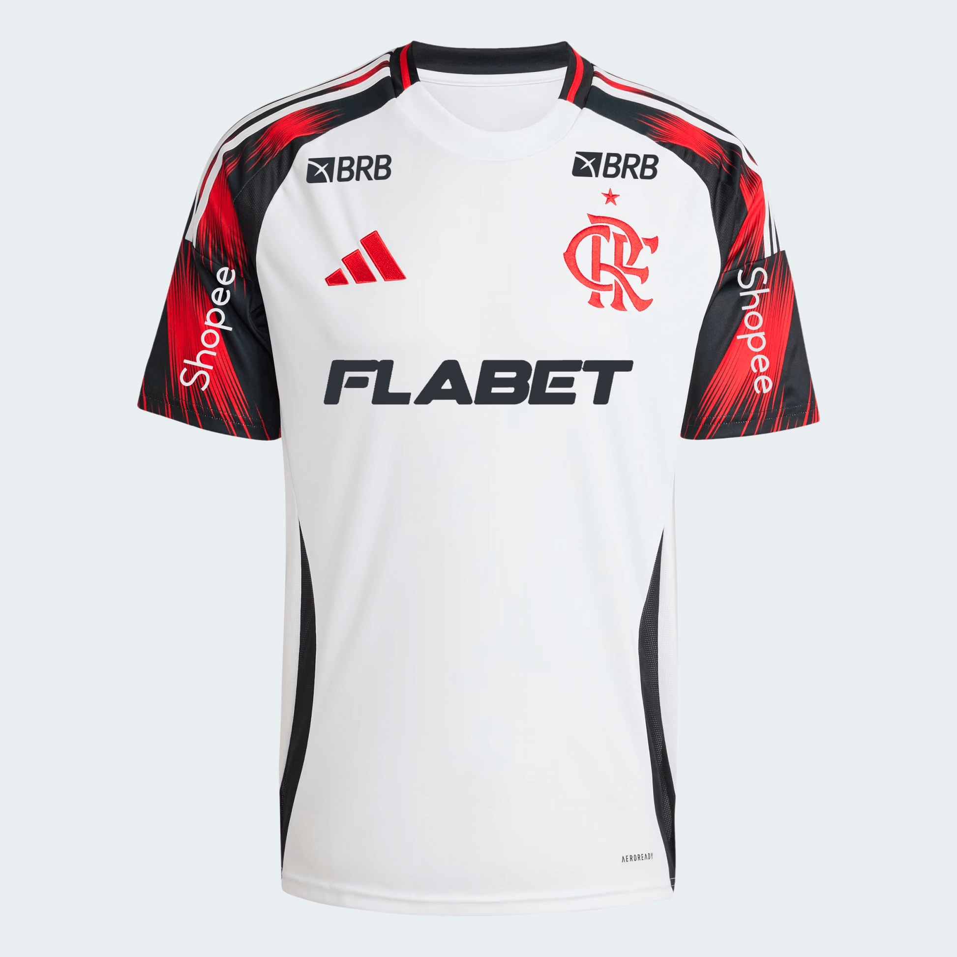 Camisa Adidas Flamengo 2025/26 II Com Patrocínios - vista frontal