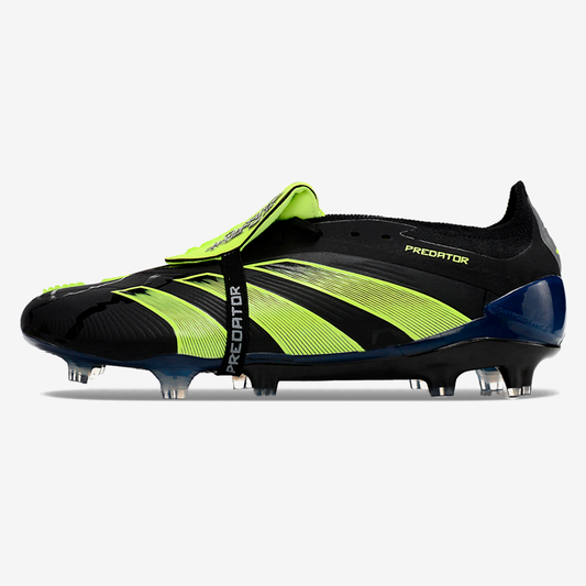 Chuteira Adidas Predator Elite Tongue FG - Preta e Verde