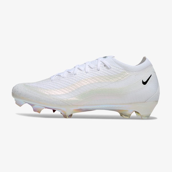 Chuteira Nike Mercurial  Air Max 95 Elite FG - Branca e Laranja