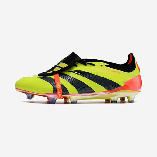 Chuteira Adidas Predator Elite Tongue FG - Amarela e Preta