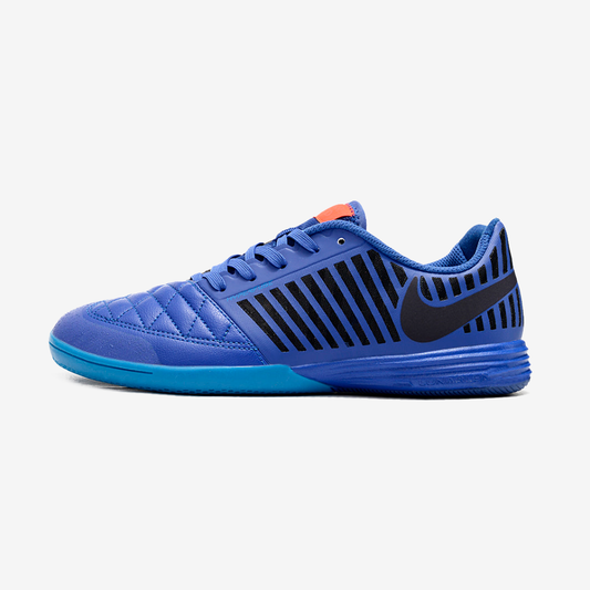 Tênis Futsal Nike Lunar Gato IC - Azul Escuro e Preta