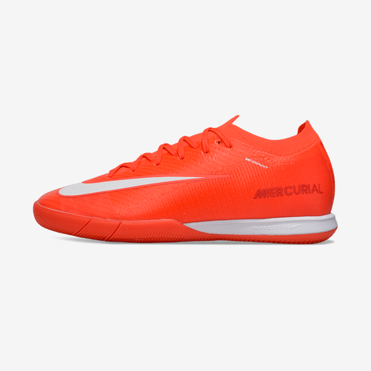 Chuteira Futsal Nike Mercurial Air Zoom Vapor 16 IC - Laranja e Branca