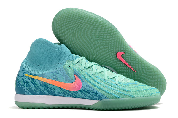 Tênis Futsal Nike Phantom Luna IC - Azul e Verde