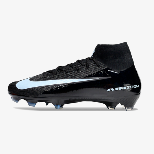 Chuteira Nike Air Zoom Mercurial Superfly 10 Elite FG - Preta e Azul - Shadow Pack
