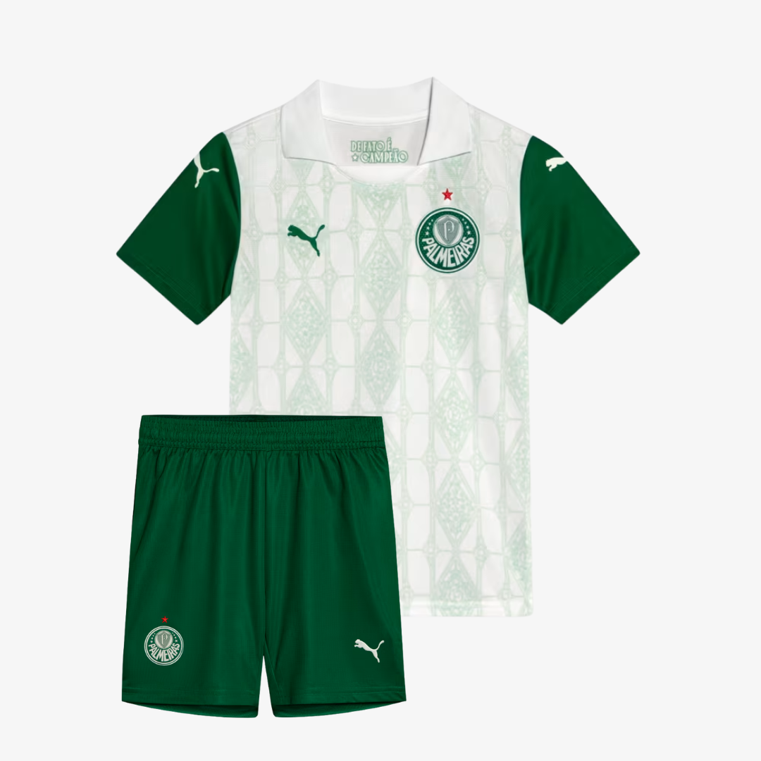 Conjunto Infantil Puma Palmeiras 2025/26 II - vista frontal