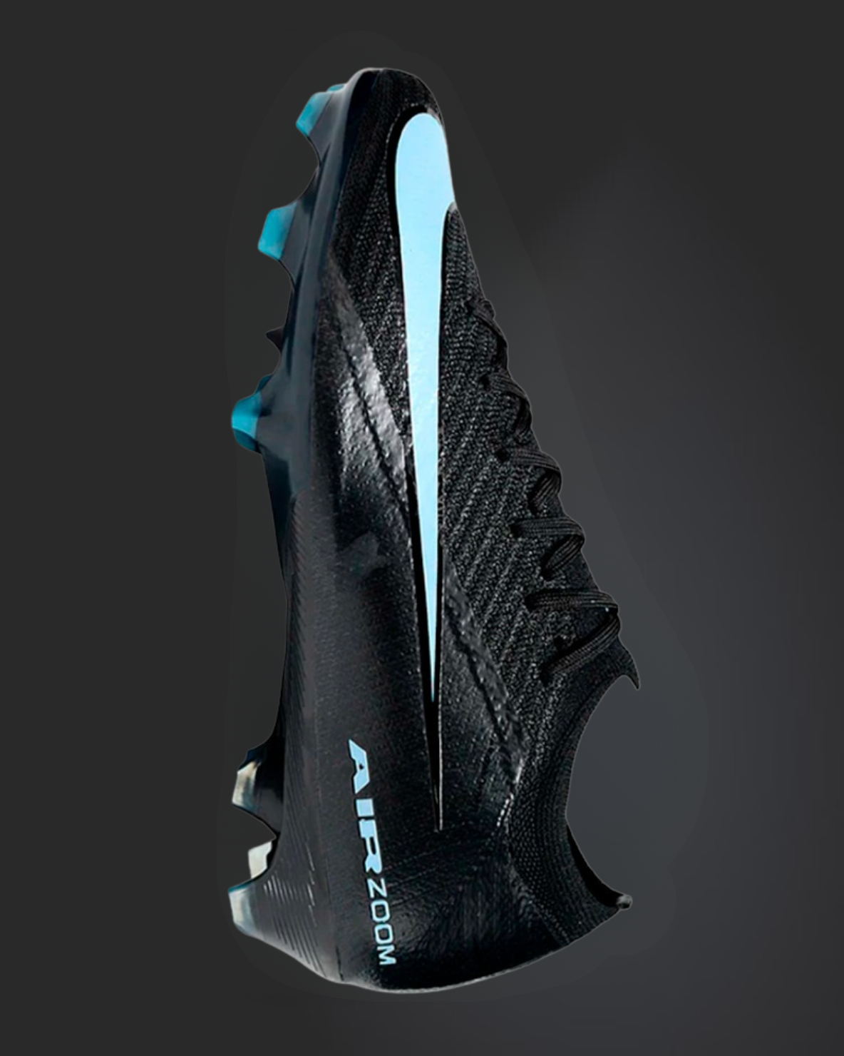 Chuteira Nike Air Zoom Mercurial Vapor 16 Elite FG - Preta e Azul