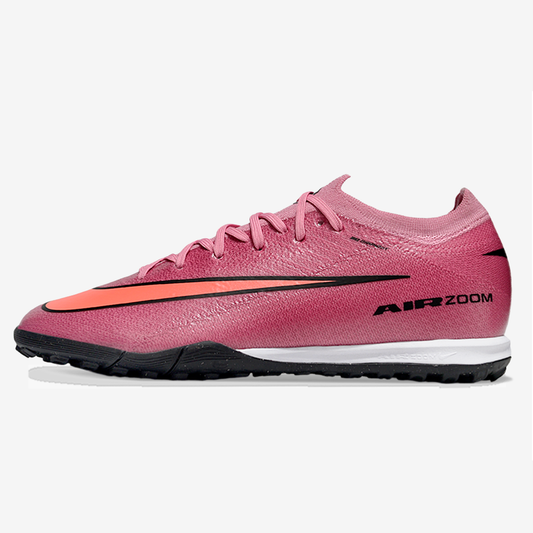 Chuteira Society Nike Air Zoom Mercurial Vapor 16 Elite TF - Rosa, Vermelha e Preta - Scary Good Pack