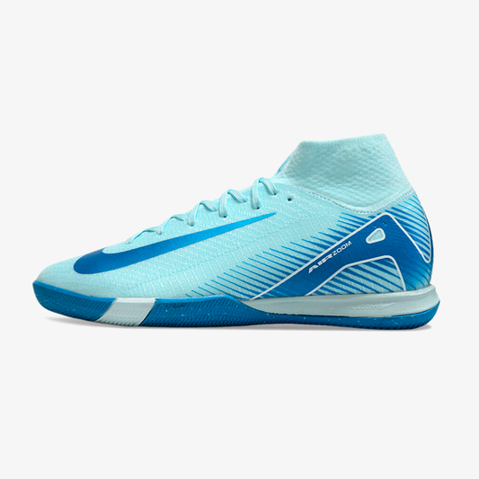 Chuteira Nike Air Zoom Mercurial Superfly 10 Elite  IC - Azul