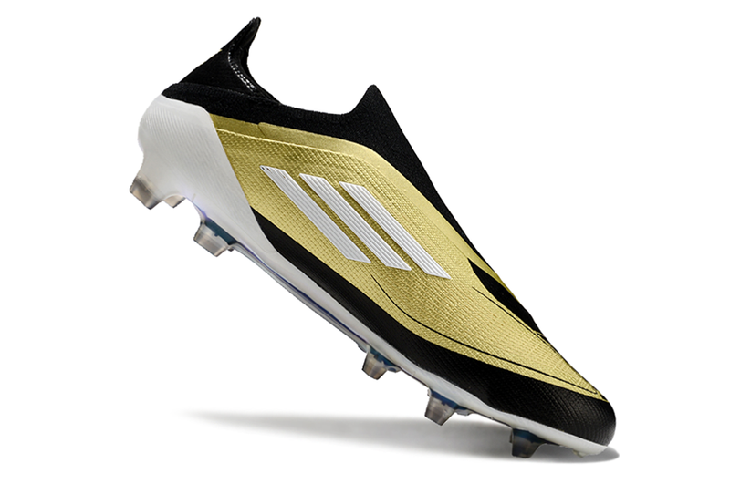 Chuteira Adidas F50 LL FG - Dourada e Branca