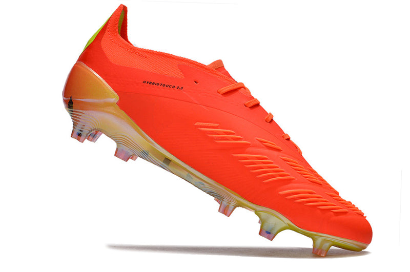 Chuteira Adidas Predator Elite FG - Laranja e Cinza